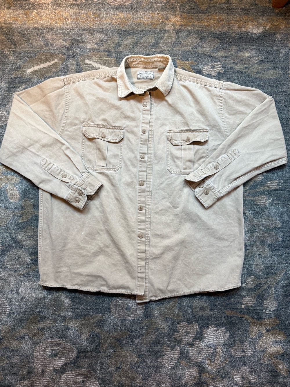 Vintage American Eagle Shacket in Khaki